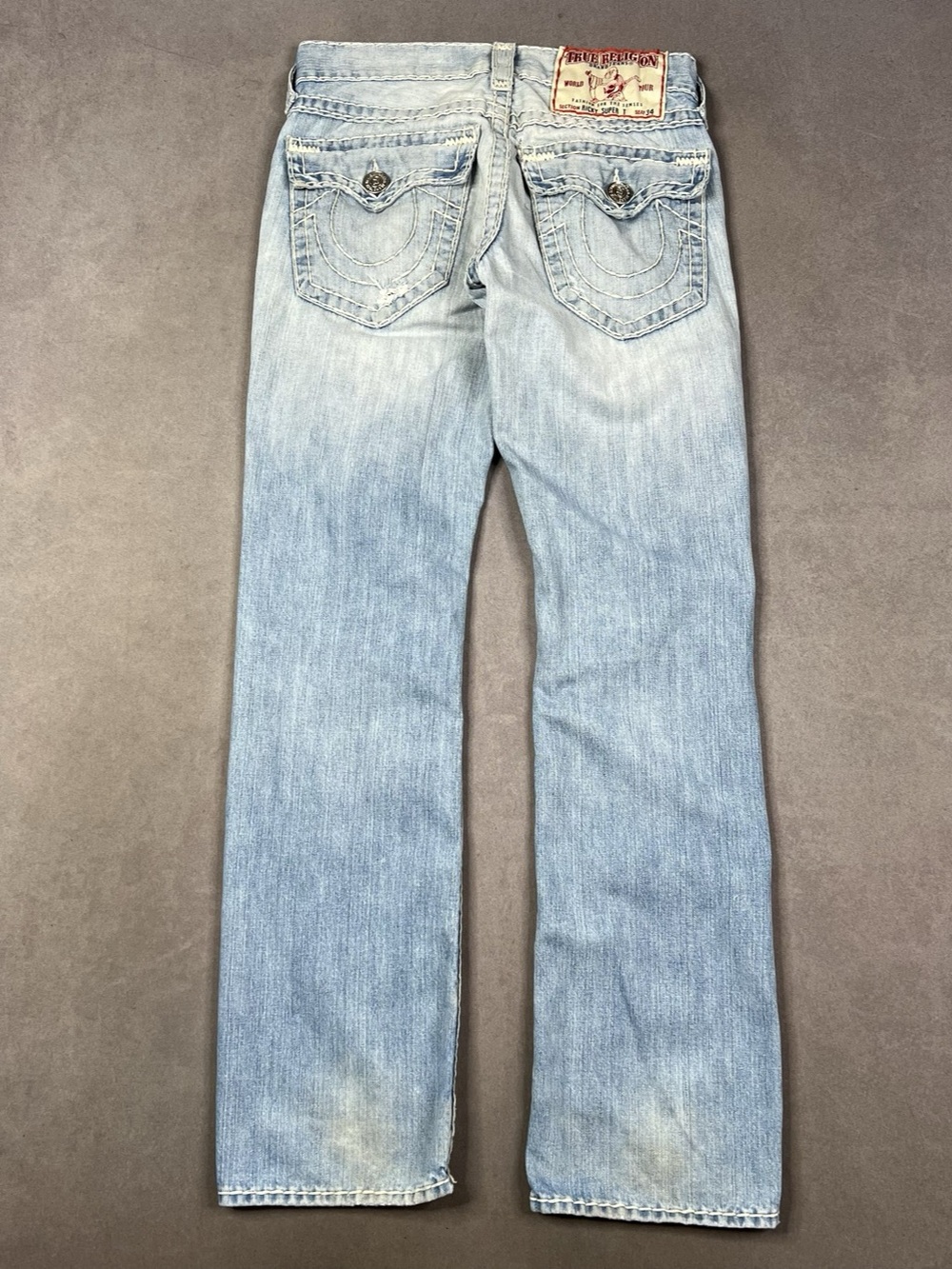 True Religion Ricky Super T Bootcut Jeans in Blue Waist 30
